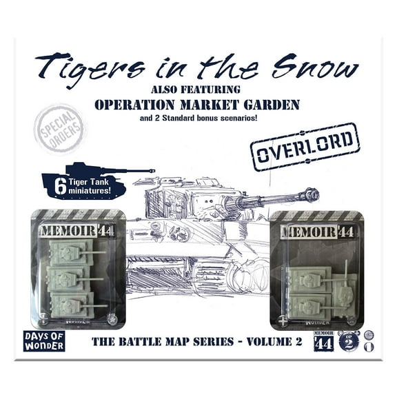 Memoir '44: Tigers in The Snow Battle Map Board Game Expansion by Days of Wonder