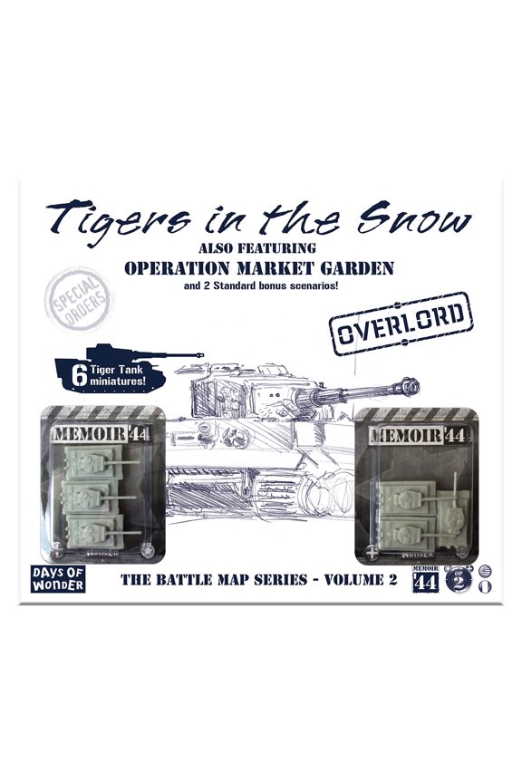 Memoir '44: Tigers in The Snow Battle Map Board Game Expansion by Days of Wonder