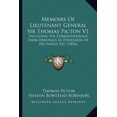 thumbnail image 1 of Memoirs Of Lieutenant General Sir Thomas Picton V1 : Including His Correspondence, From Originals In Possession Of His Family, Etc. (1836) (Paperback), 1 of 1