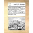 thumbnail image 1 of Memoirs of the Lives, Intrigues, and Comical Adventures of the Most Famous Gamesters and Celebrated Sharpers in the Reigns of Charles II. James II. William III. And Queen Anne. Wherein is Contain'd the Secret History of Gaming (Paperback), 1 of 1