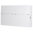 thumbnail image 1 of Memomad Bali Storage Queen Mid-Century Headboards Bookcase, White, 1 of 7