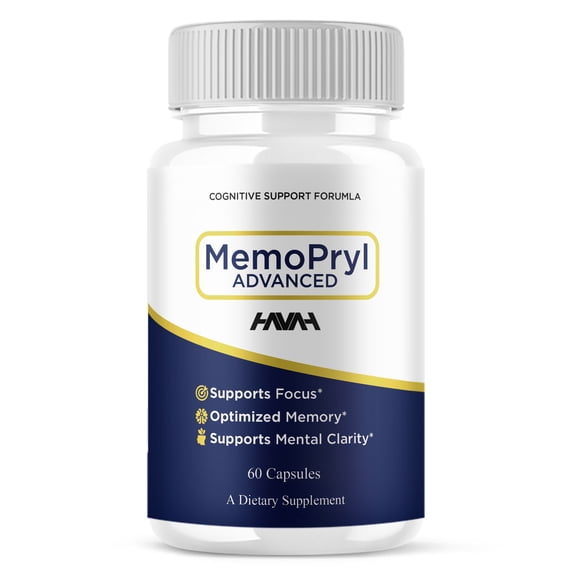 Memopryl Advanced Brain Health Capsules, Memo Pryl Daily Nootropic Support (60 Capsules)