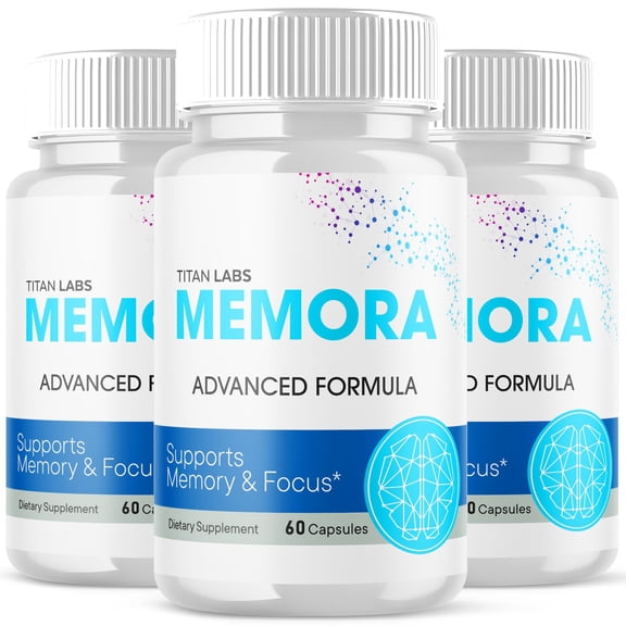 Memora Advanced Brain Support Formula Supplement 180 Capsules