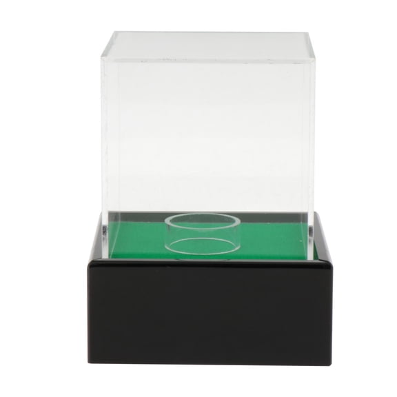 Memorabilia Display Case Ball Holder Transparent Storage Box Acrylic Craft Dustproof for Golf Baseball and Billiard Fans