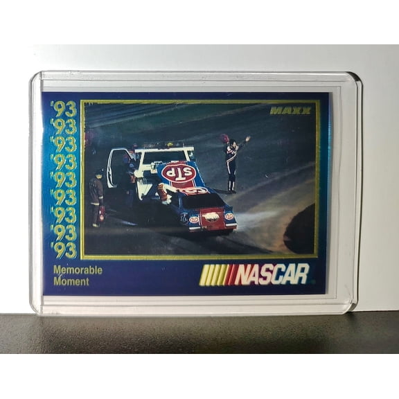 Memorable Moment 1993 Maxx Premier Plus Racing #74 NASCAR Card Petty Enterprises