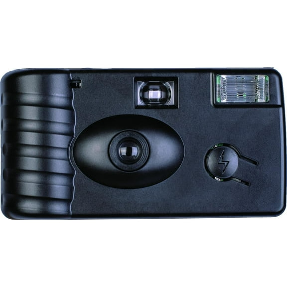 Memorex 35mm Film Camera One-Time-Use Retro Camera with Built-In Flash, 27 Preloaded Shots