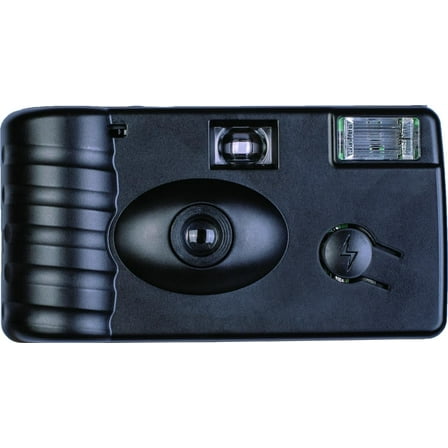 Memorex 35mm Film Camera One-Time-Use Retro Camera with Built-In Flash, 27 Preloaded Shots