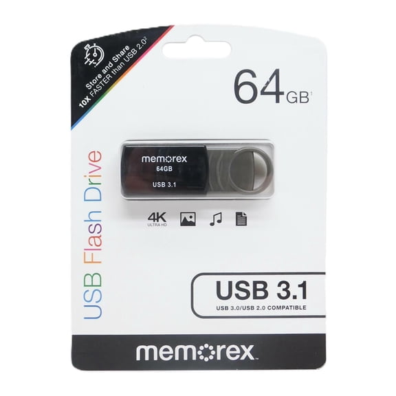 Memorex 64GB USB 3.1 ? Black