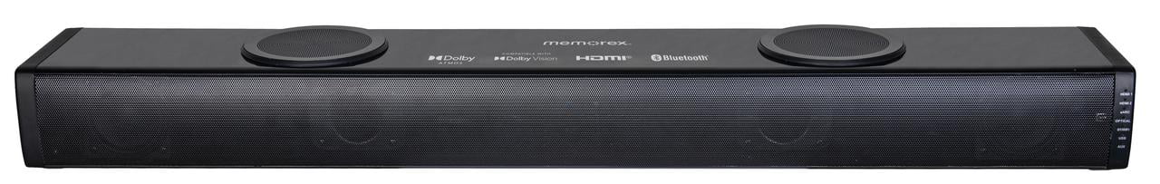 Memorex Bluetooth Dolby Atmos 2.0.2CH Soundbar 32 TV Sound System with LED Display