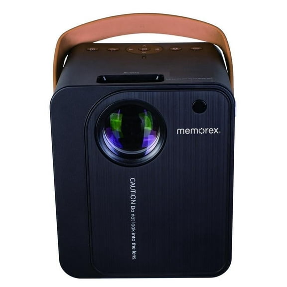 Memorex HD Portable Projector Bluetooth 5.3 Mini Projector with Native 720p Resolution