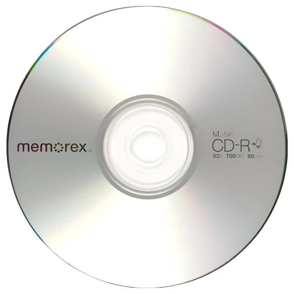Memorex MUSIC CD-R DA 40X 700MB 80MIN, 4 X 30-PACK SPINDLE, SEALED