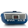 thumbnail image 1 of Memorex MX-BCD100(L) Retro Style Top Loading CD Player | Portable AM/FM Stereo Receiver with Programmable Memory, Red LED Display, and Foldable Carrying Handle (Blue), 1 of 7