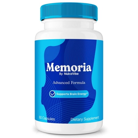 Memoria Capsules, Premium All Natural Supplement to Support Overall Cognitive Health & Wellness, Official Formula To Boost Memory and Focus, Capsulas Reviews (60 Capsules)