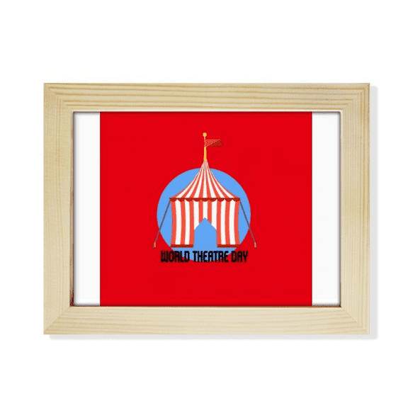 Memorial Anniversary Theatre Cultural Heritage Desktop Photo Frame Picture Art Decoration Painting 6x8 inch