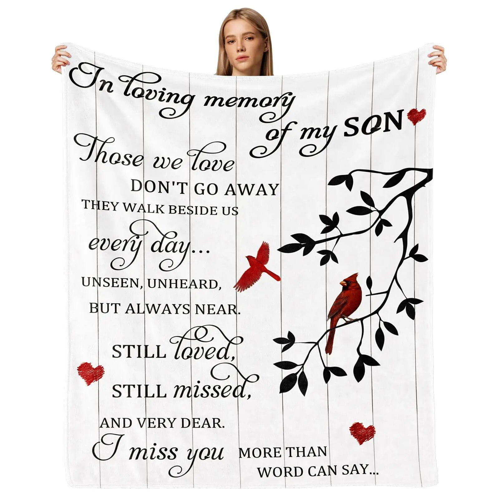 Memorial Blanket The best sympathy gift for family friends and