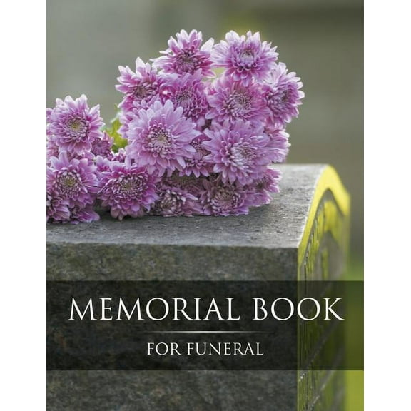 Memorial Book For Funeral (Paperback)