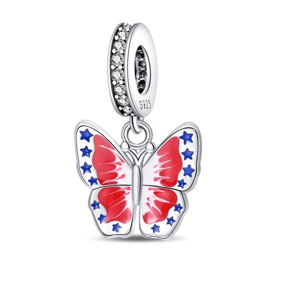 Memorial Butterfly Charm, Compatible with Most Bracelet, Charm for Bracelet