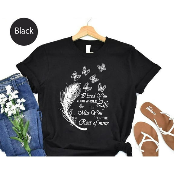 Memorial Butterfly T-Shirt: Grief Remembrance Gift SWEATSHIRT All Size S-5XL