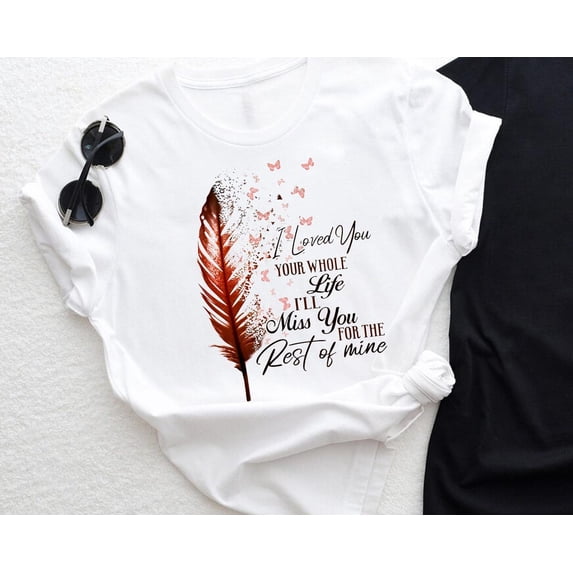 Memorial Butterfly T-Shirt: Grief Sympathy Gift All Size S-5Xl