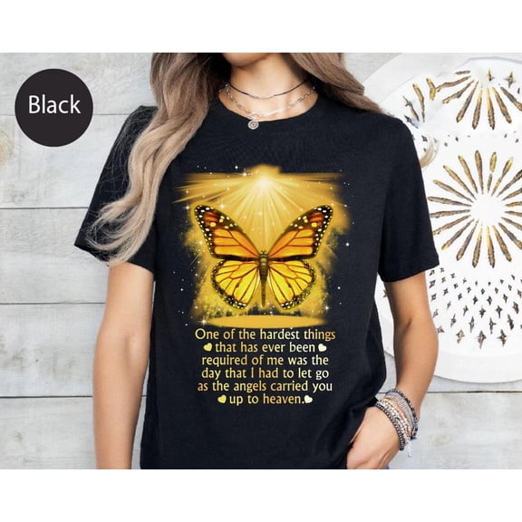 Memorial Butterfly TShirt: Grief Remembrance Gift SWEATSHIRT All Size S-5XL