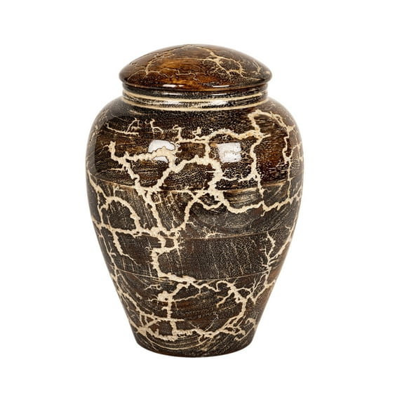 Memorial Concepts -Adult Size Cremation Urn - Funeral Urn for Men & Women Crematory Urn for Storing Human Ashes - Rounded Vase Shape