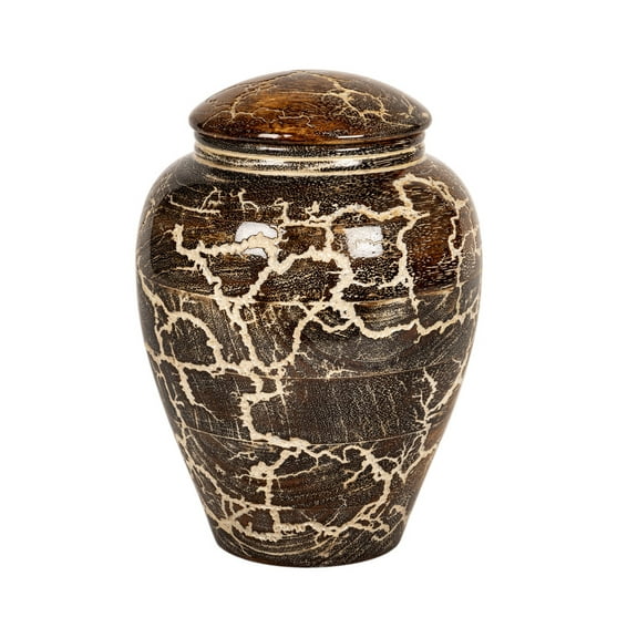 Memorial Concepts -Adult Size Cremation Urn - Funeral Urn for Men & Women Crematory Urn for Storing Human Ashes - Rounded Vase Shape