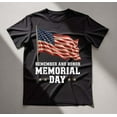 thumbnail image 1 of Memorial Day 2025 T-Shirt, Remember and Honor Tee, Patriotic Veterans Shirt, USA Flag Graphic Tee, Military Tribute Independence Day Shirt, 1 of 5