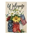 thumbnail image 1 of Memorial Day 4th of July Garden Flag God Bless America Double Sided Patriotic Independence Day Garden Yard Flag Outdoor Outside Holiday Decoration 12.5 X 18 Inch, 1 of 6