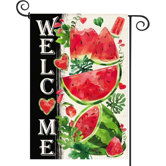 Memorial Day 4th of July House Flag 12.5 x 18 Inch Double Sided Burlap USA Patriotic Stars Independence Day Large Yard Flag Summer Holiday Farmhouse Seasonal Outdoor Outside Decoration