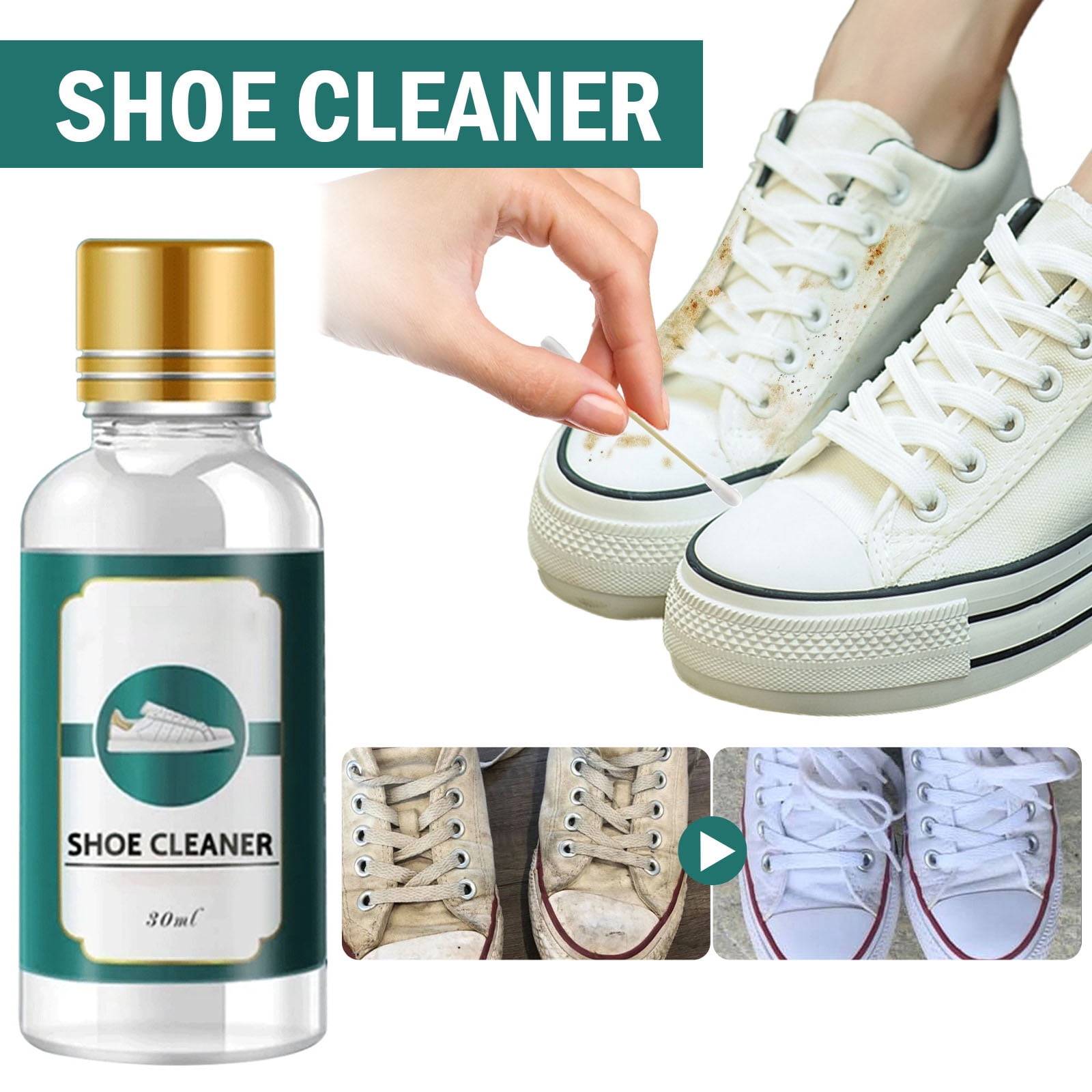 Earth Day Clearance Shoe Whitener Effective Remove Stains White