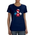 thumbnail image 1 of Memorial Day Clenched Fist 3 Shaped T-Shirt Women -Image by Shutterstock, Female Small, 1 of 4