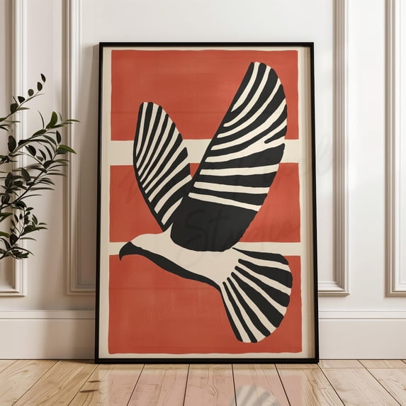 Memorial Day Eagle Wall Art Print, American Flag USA Decor - Walmart.com