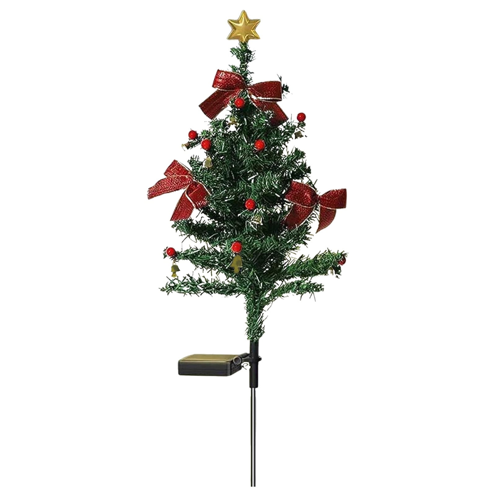 Memorial Day Event Decorations Solar Christmas Tree Lights Christmas