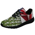 thumbnail image 1 of Memorial Day Field Of Crosses Memorial For Fallen Soldiers Shoes Sneakers Black Size 11.5, 1 of 7