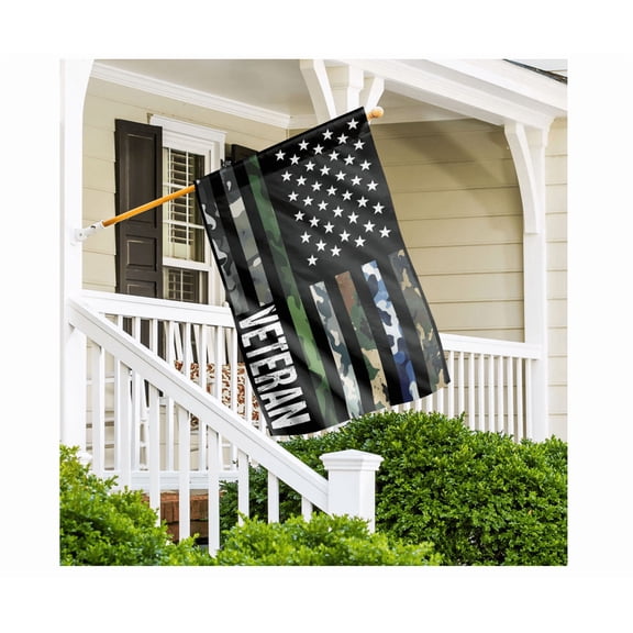 Memorial Day Flag, Remember Honor Flag, Veteran Day Flag, Thank You Veteran Flag 12x18 POLE NOT INCLUDED Garden Flag