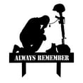 thumbnail image 1 of Memorial Day Outdoor Decorations - Patriotic Metal Soldier Yard Signs with Stakes, for 4th of July, Independence Day, and Garden Pathway Decor, 1 of 2