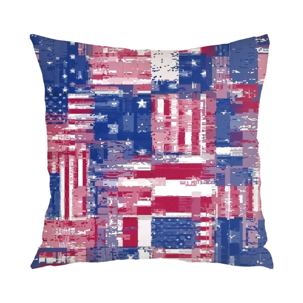 Memorial Day Pillow Covers 18x18 Throw Covers Grinch Pillow Case