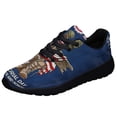 thumbnail image 1 of Memorial Day Remember And Honor Shoes Sneakers Black Size 8, 1 of 7