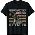 thumbnail image 1 of Memorial Day Remember The Fallen Veteran Military Camouflage T-Shirt, 1 of 5