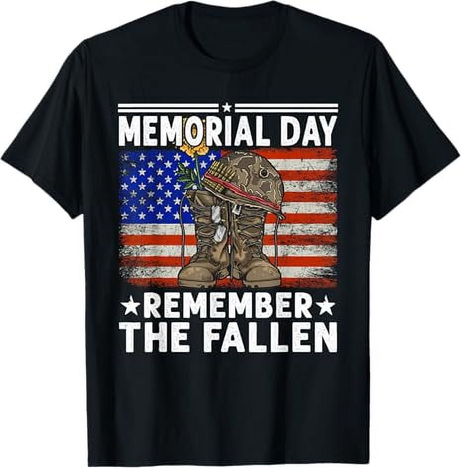 Memorial Day Remember The Fallen Veterans TShirt