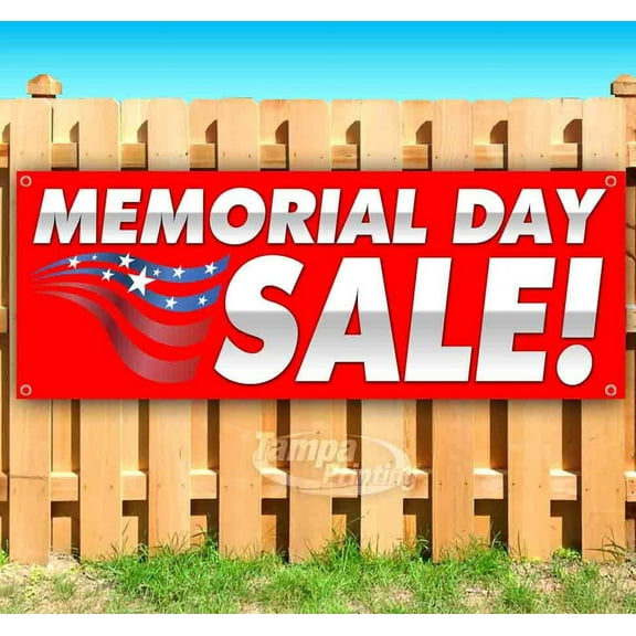 Memorial Day Sale! 13 oz Vinyl Banner With Metal Grommets