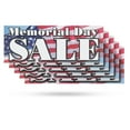 thumbnail image 1 of Memorial Day Sale Vinyl Decal 5 Pack of 12 Inch x 5 Inch Weatherproof Heavy-Duty Adhesive Backing | Patriotic Promotions, Retail Discounts, Event Marketing | Made in USA, 1 of 6