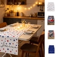 thumbnail image 1 of Memorial Day Saving!4th of July Decor, Americans Independence Day Table Flag Americans-style Dining Table Coffee Table Nationals Day Decorative Table Cabinet Flag Cottons Fabric Printed Table Flag, 1 of 9