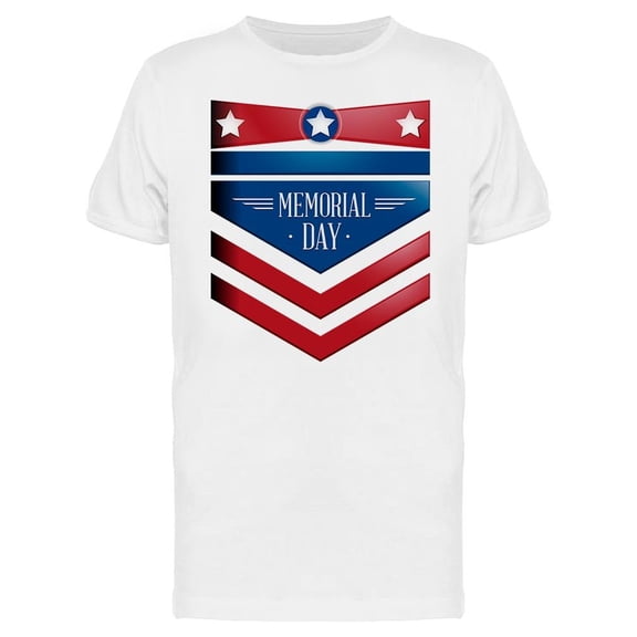Memorial Day. Shield T-Shirt Men -Image by Shutterstock, Male 3X-Large
