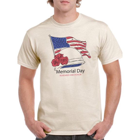 Memorial Day United States T-Shirt Men -Image by Shutterstock, Male x-Large