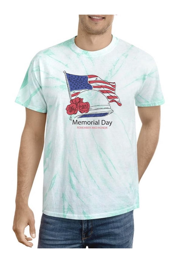 Memorial Day United States Tie Dye Cyclone Men -Image by Shutterstock, Male Medium