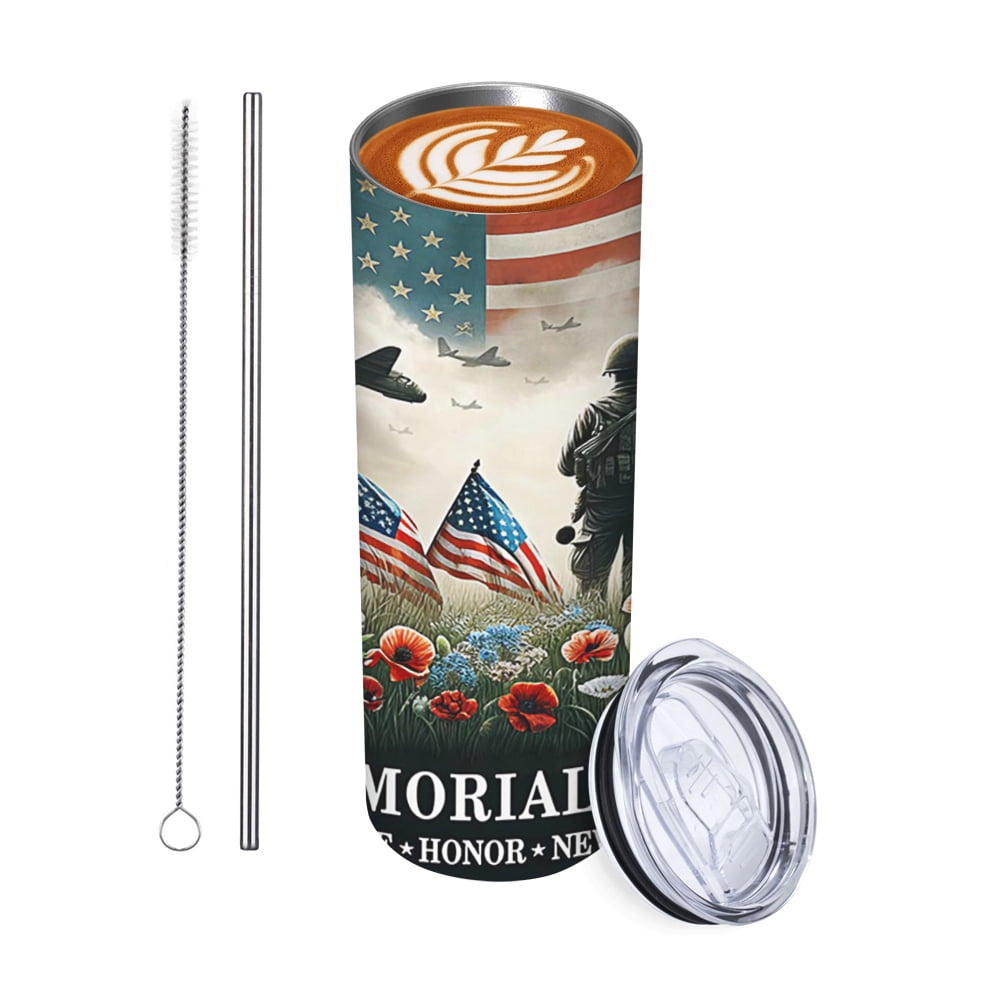 Honouring Our Fallen Warriors Vacuum Insulated Double Walled Stainless Steel Travel Mug