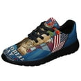 thumbnail image 1 of Memorial Day Veteran Remember and Honor Shoes Sneakers Black Size 8, 1 of 7
