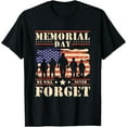 thumbnail image 1 of Memorial Day We Will Never Forget T-Shirt, 1 of 5