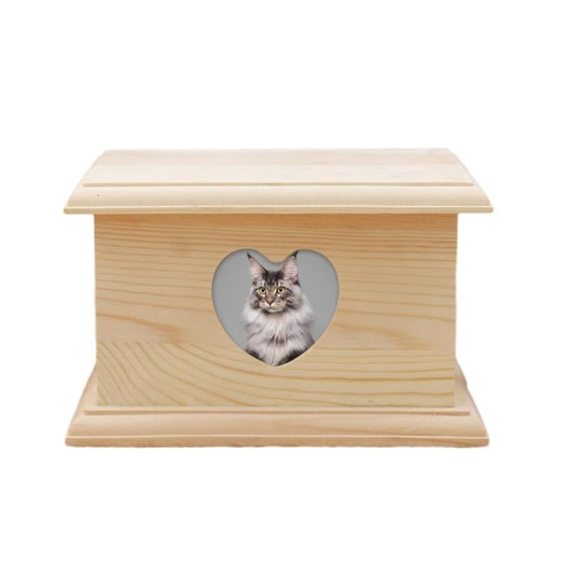 Memorial Dog Urns Ashes Box Pet Cremation Urn Box Funeral Casket Pet Supply